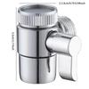 Switch Faucet Adapter Kitchen Sink Splitter Diverter Valve Water Tap Connector for Toilet Bidet Shower Bathroom Kitchen