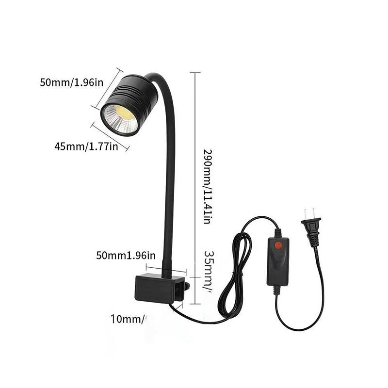 3W South American Aquarium Spotlight 3-Color Led Fish Tank Lamp For Aquascape Decor Focus Lighting