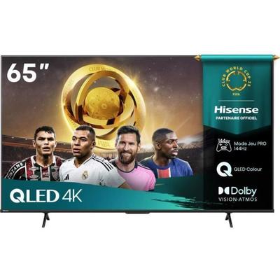 TV QLED 65" Hisense 65E7Q Pro 4K UHD 144Hz Black Smart TV Dolby Atmos