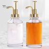 2 Stück 17 Unzen Kaffee-Sirup-Spender, Klarglas-Sirup-Pumpflasche, Kaffee-Bar-Zubehör, Shampoo-Spender für Zuhause, Hotel, Restaurant