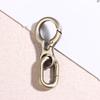 1/3Pcs Double Opening Swivel Clasp Clips Metal Spring Snap Hooks With Key Ring For Diy Keychains Craft Accessories