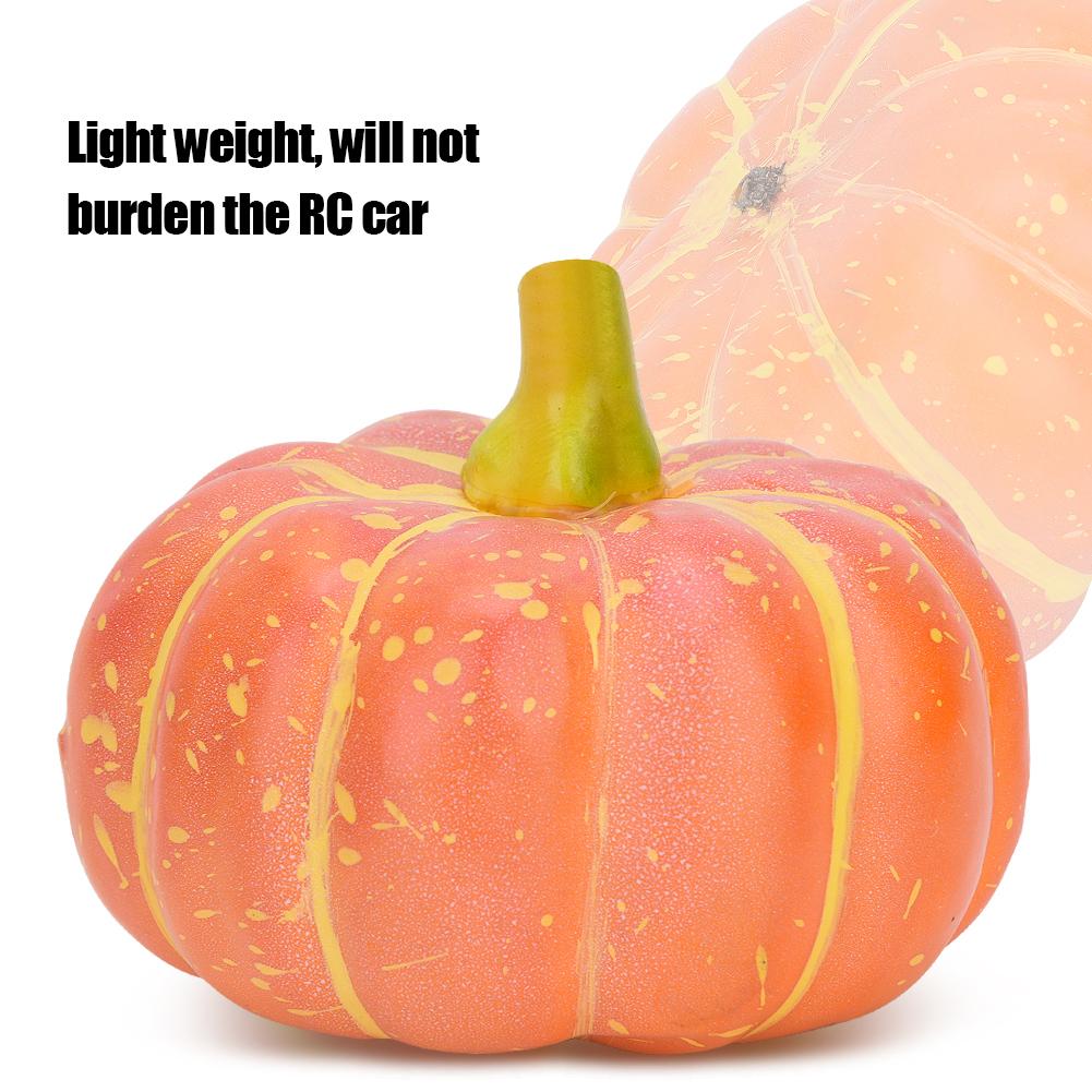 Cute Simulation Pumpkin Decoration Decorative Accessories Christmas Gift for RC Car