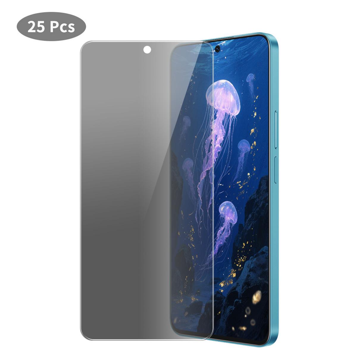 

25 шт. для Honor 400 5G (Глобальный) Защитное стекло для экрана с защитой от шпионажа, закаленное, противоударное, HD прозрачная пленка A