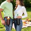 Leather Beer Can Bottle Carrier 1Pcs Waist Strap Sturdy Build Easy Belt Attach for Outdoor Picnic Beach Parties
