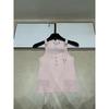 High-Quality Diamond Quilted Bee Embroidery Knit Camisole Vest