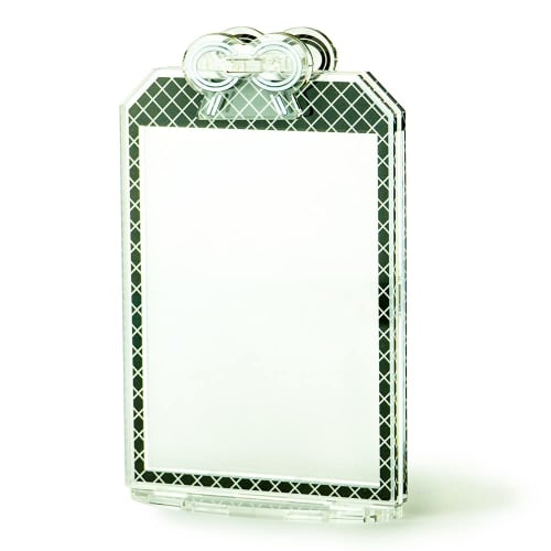 

OSHIMAMO Acrylic Card Stand Amulet Ver. (Black) Clear Trading Card Case, Perfect for Collectors and Fans, Made in Japan