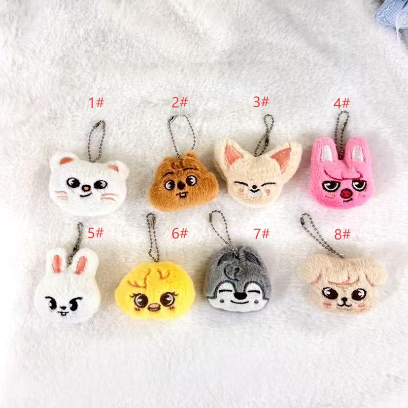 Stray Kids Cute Plush Pendant Kids Birthday Gift Key Backpack Pendant SKZ Fans Collection Gift