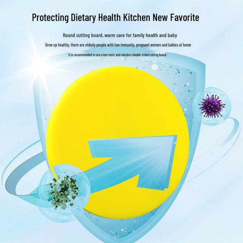 Haoyu PE Plastic Round Chopping Board