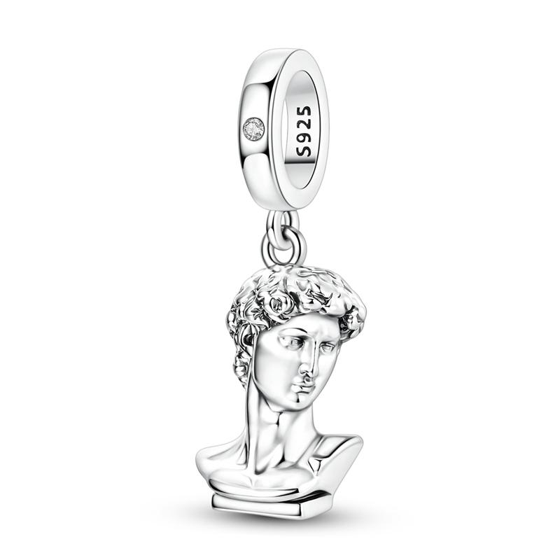 Charms Pendant 925 Silver Openable Closable Cat Nesting Doll Lucky Cat Beaded Fit Bracelet DIY Women Jewelry