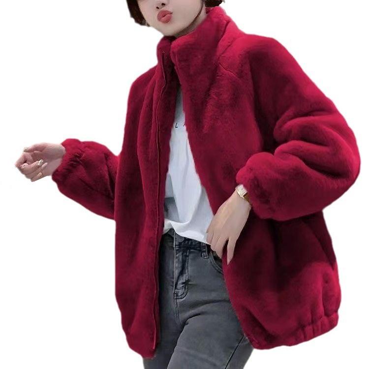 Coral Fleece oboustranná teplá roláková bunda pro ženy