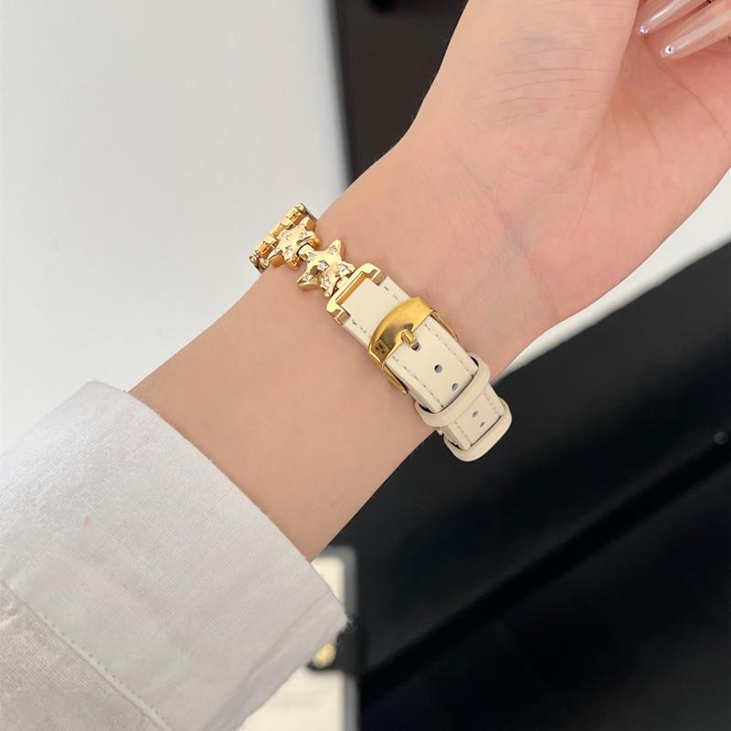 Luxury Leather Butterfly Strap For Xiaomi Mi Band 9 8 Smartwatch Band For Mi Band 8 9 Pro Sport Bracelet Wristband Replacement Red Mi Watch 4 Strap