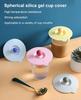 1/4PC Anti-dust Tea Coffee Sealed Lid Round Universal Food Grade Mug Lid Portable Mug Cup Cover Silicone Cup Lid Cup Accessories
