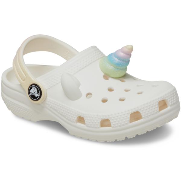 Crocs ClassIc I Am raInbow unIcorn Clogs Chalk 209701 0wv