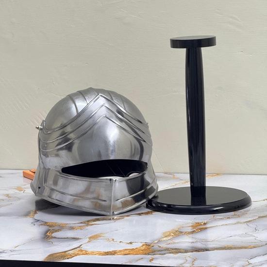 Medieval Sallet Gothic Knight Helmet, Handmade Steel Wearable Armor, LARP Cosplay Helmet, Renaissance Gift