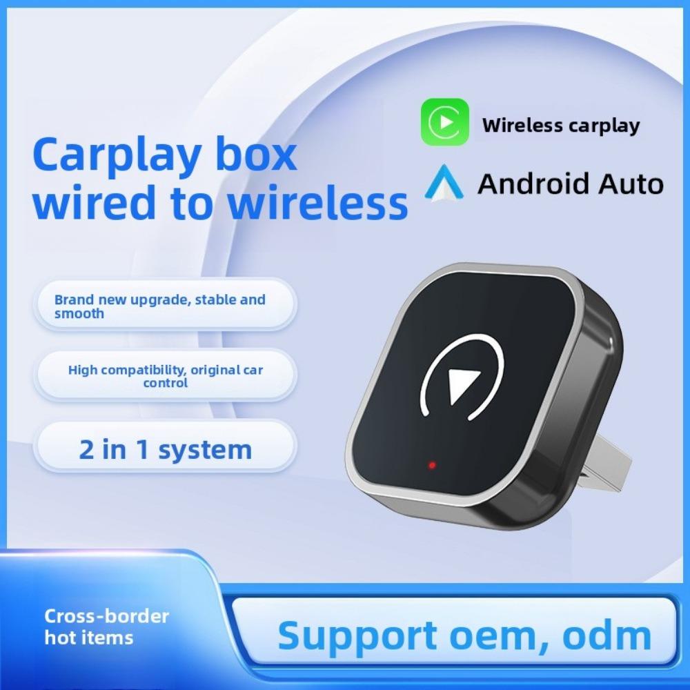 Kabellose iPhone CarPlay Box Auto-Adapter Konvertiert Kabelgebundenes in Kabelloses CarPlay für iPhone Nahtlose Konnektivität