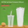 Individually Wrapped Hardened Thick Bubble Tea Straws