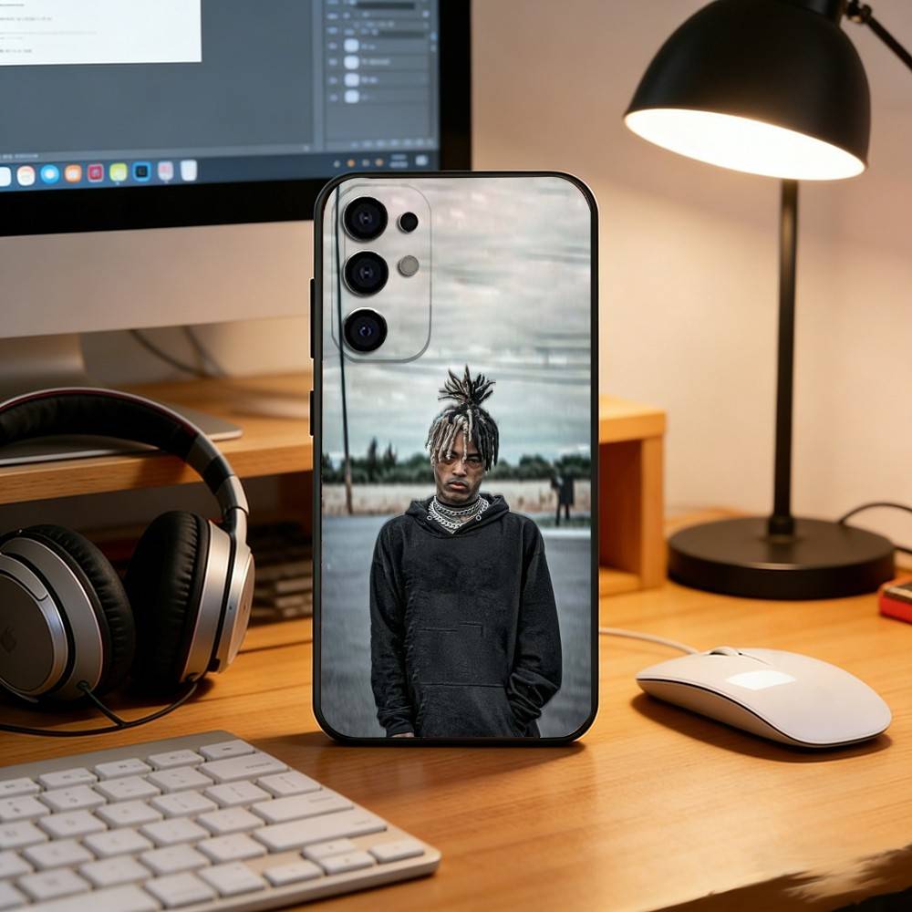 Rapper X-XXXTentacionS Phone Case Black Silicone Soft For Samsung S25,S24,S21,S22,S23,S30,Ultra,S20,Plus,Fe,Lite