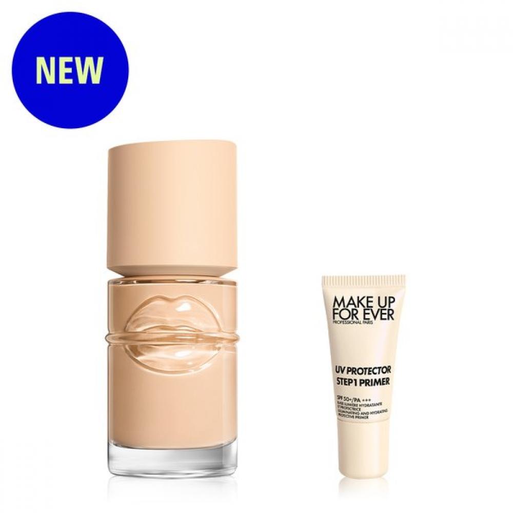 Make Up For Ever Hd Skin Balancing Perfecting Foundation + Foundation Sponge 100N