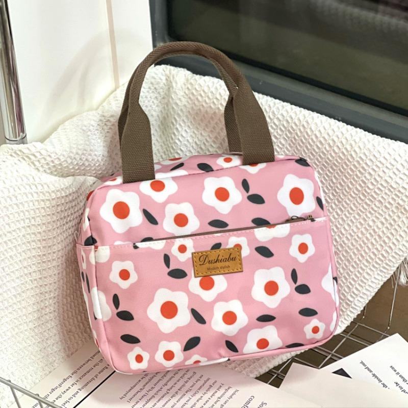 New waterproof, oil-proof and thermal insulation portable lunch box bag, commuter lunch bag, bento bag, mommy bag, student bowl bag.