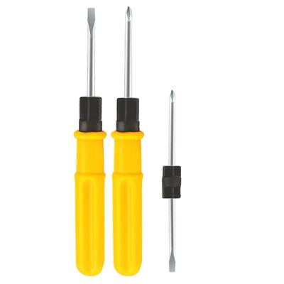 Screwdriver Multi-purpose Double Head Hand Repair Tool with Plastic Handle Industrial Business Carpentry Maintenance Supplies