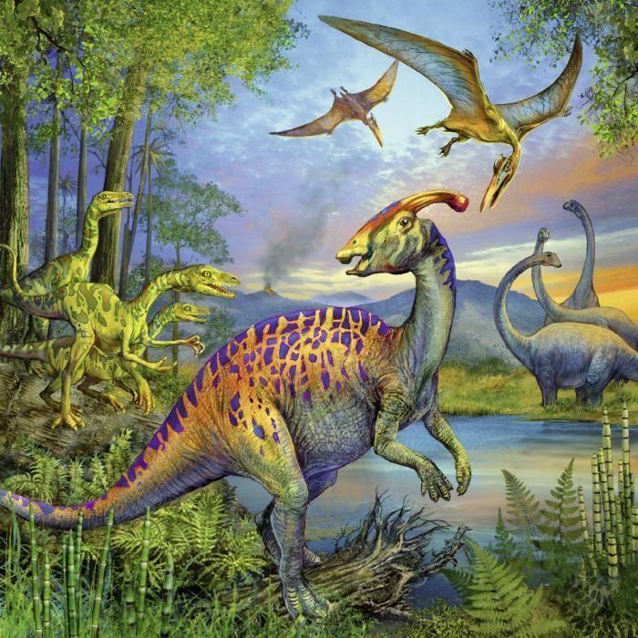 Puzzles 3x49 Pièces - La Fascination Des Dinosaures - Ravensburger - Lot De Puzzles Enfant - Dès 5 Ans