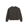 Vans Minimal Logo Crew Neck Knit Sweatshirt Dark Brown VN000T6TEMV