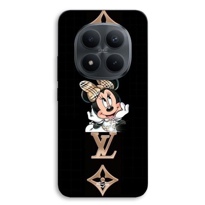 Joom Maniacase Schwarz Handyhülle - Xiaomi Redmi Note 15 Pro 5G - Silikon Tpu - Muster Minnie Lv
