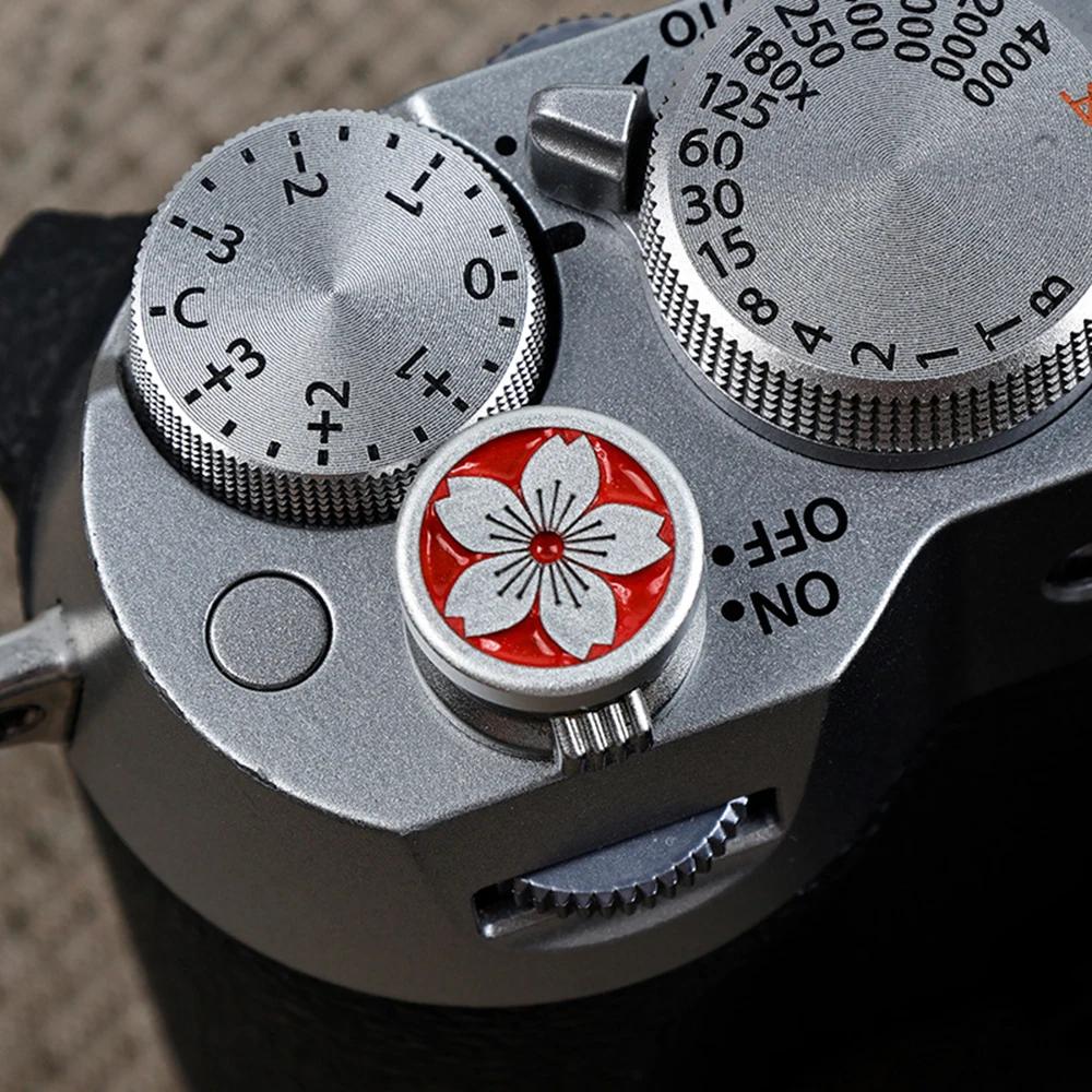 Metal Sakura Hot Shoe Cover Shutter Release Button Protective Cap for Canon Nikon Sony Leica Pentax Panasonic Camera Accessories