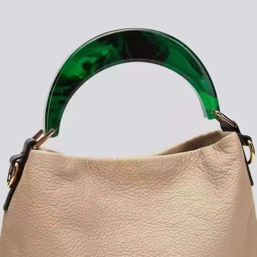 Amber Handbag Handles U-Shaped Tote Grip Luxury Women's Bag Handle Handcrafted