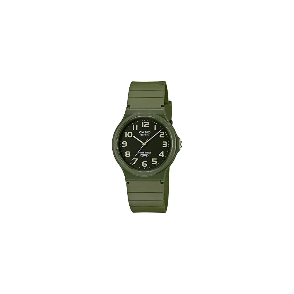 Casio Chupacasi MQ-24UC-3B Analog Watch Unisex Matte Green Rubber Strap International Model