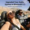 UGREEN Bluetooth Car Bluetooth Car USB Simultaneous Connection with Two Communication Range SBC Latency No Charging Required Certification Silver 5.3