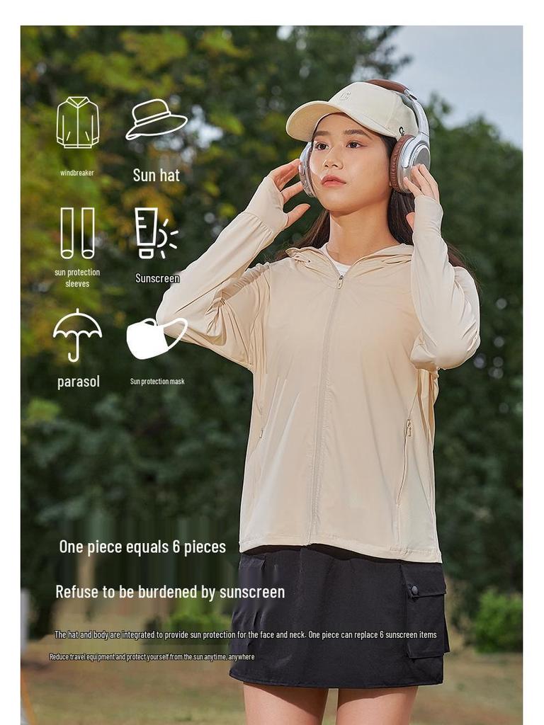 UPF 50+ Eisseide Sonnenschutz-Hoodie - UV-Schutz Radjacke für Männer & Frauen