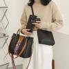 4 Pcs Women's Bag Set Luxury Handbag Large Capacity Bucket Tote Bag Fashion Shoulder Bag Wallet Card Case