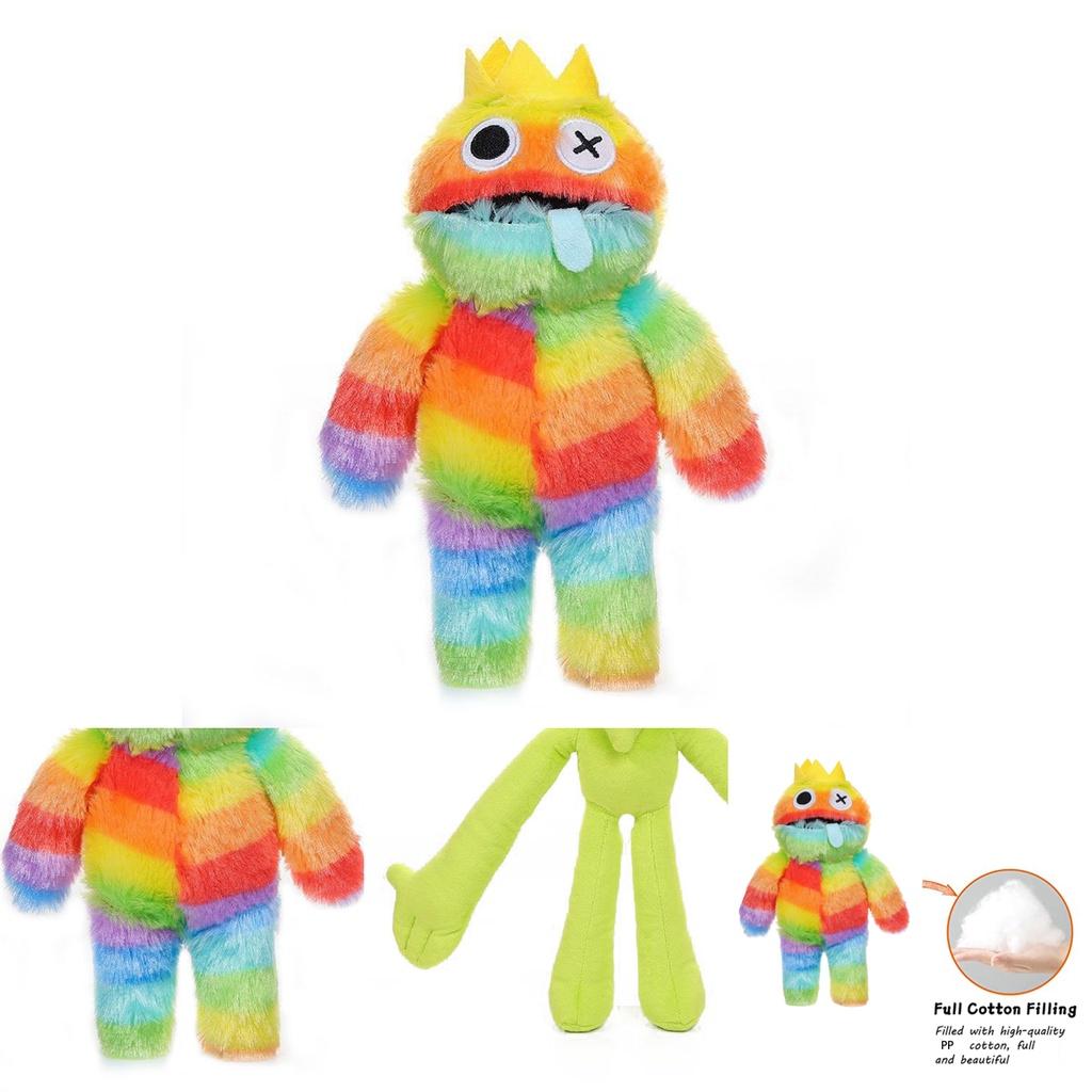 Roblox Rainbow Friends Blau Plüschtier Bösewicht Weiche Stoffpuppe Kinder Weihnachtsgeschenk
