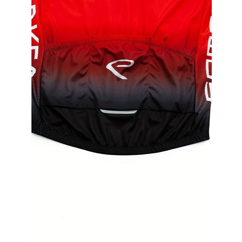 Radtrikot, Herren Reißverschluss Kurzarm Rundhals MTB Jacke Für Outdoor Sommer