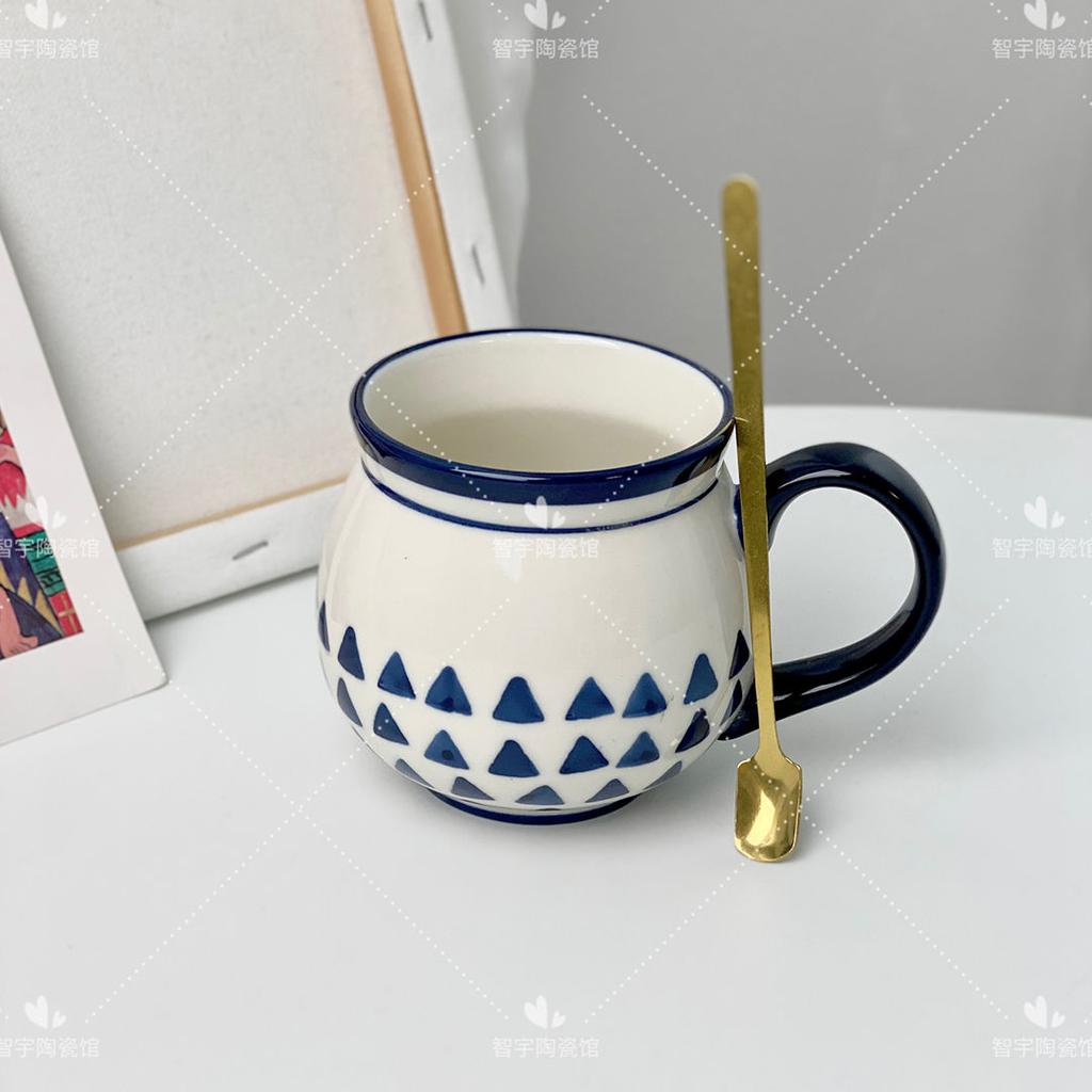 New Mug Polish Cup Milk Coffee Cups Breakfast Ceramic High Appearance Large Capacity Gift Drinkware