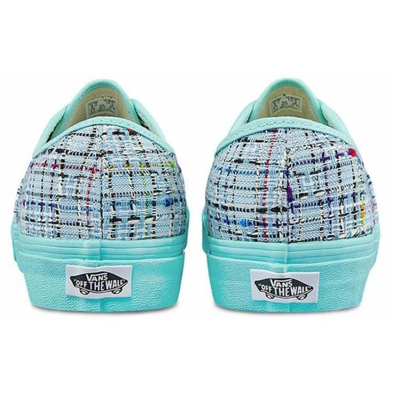 Vans Authentic Low-Top Unisex Skate Shoes Blue Multicolor VN0A5KS96SS
