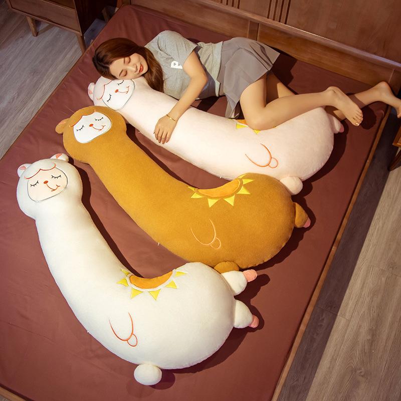 Cute alpaca doll plush toy *** doll girls bed sleeping leg pillow children doll