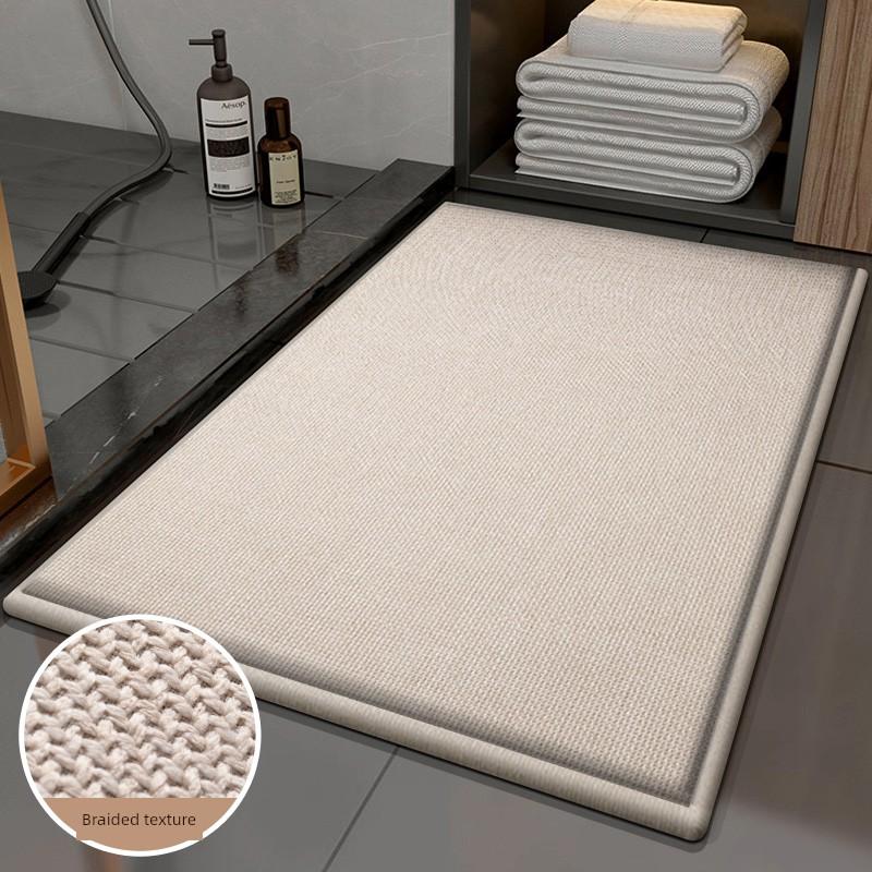 Bathroom Mats Non Slip For Home Bathroom Absorbent Floor Mat Woven Fancy Bathroom Doorway Floor Mat