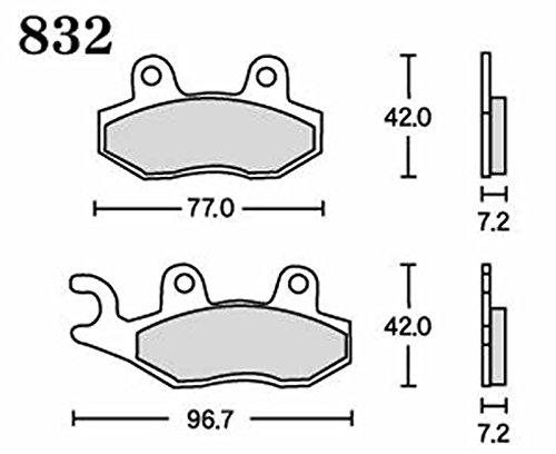 RK Brake Pad Mega Alloy YAMAHA:TT250R/Raid (Front) etc. Motorcycle Motorcycle