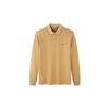 Septwolves Men's Volcanic Rock Warm Long-Sleeve Polo Shirt