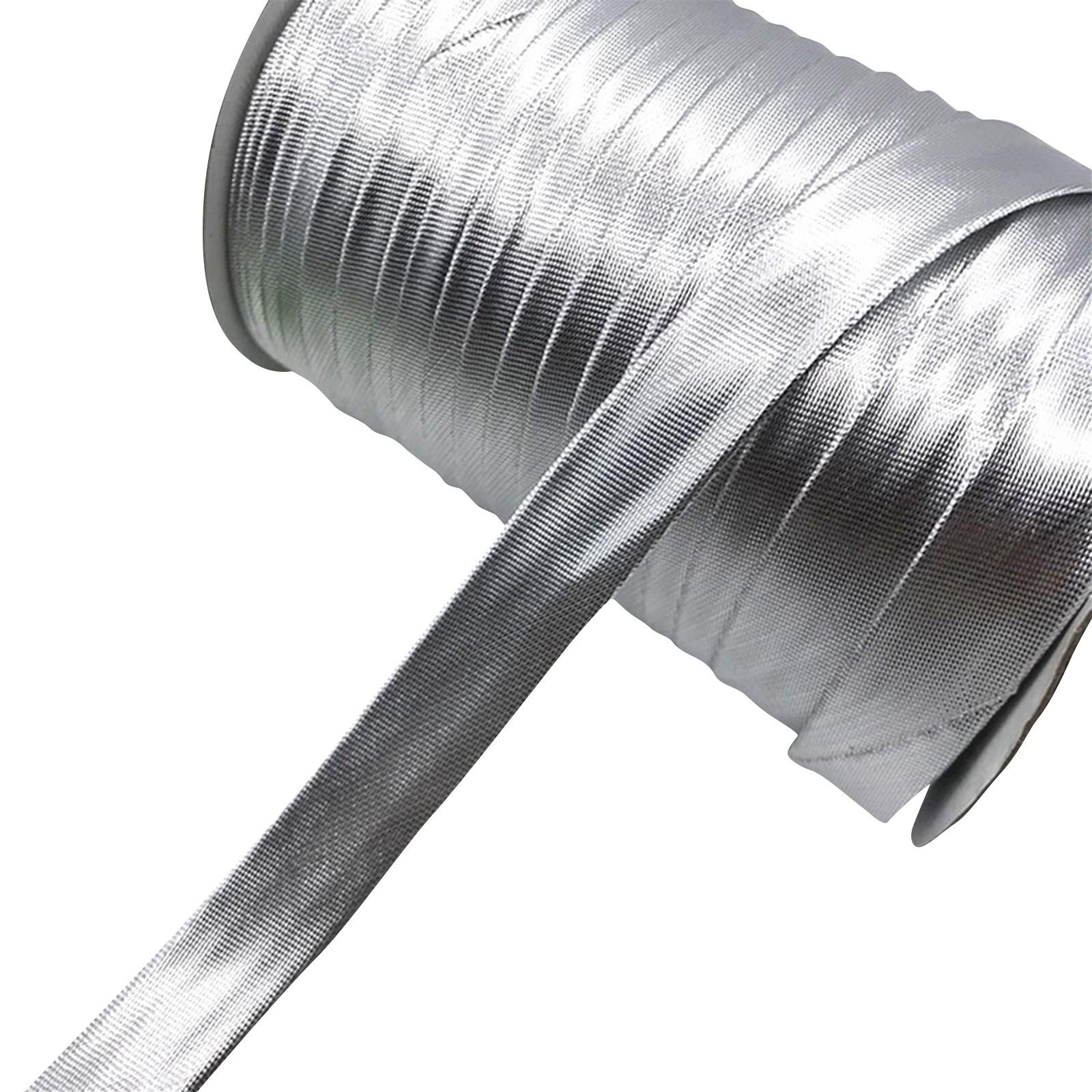 

15 мм лента для шитья по краю косая бейка шнур веревка для самостоятельного изготовления лоскутной одежды и отделки домашнего текстиля One Size серебряный