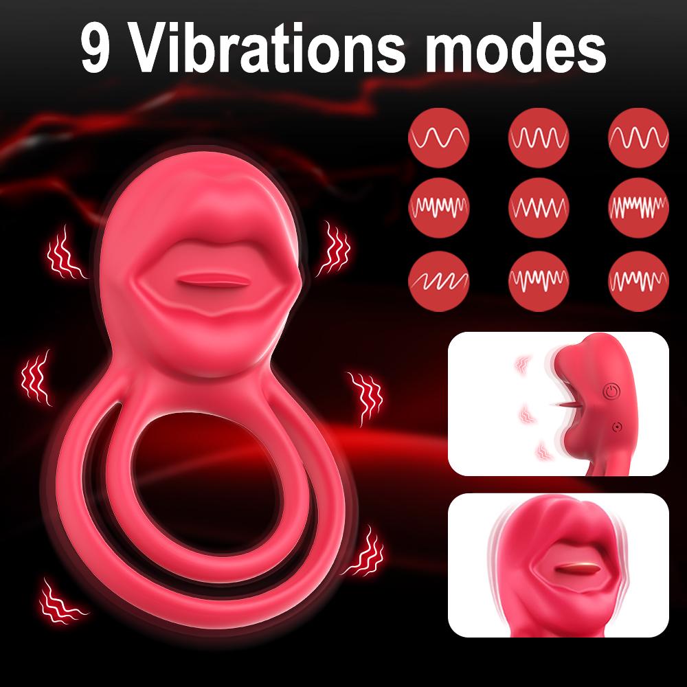 Vibrating Cock Ring Delay Ejaculation Penis Ring Clitoral Stimulator Sex Toys For Men Couples Penisring Cockring Adults Goods