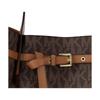 Michael Kors Emilia Classic Fashion Versatile Simple Commuting Practical Tote Bag Polyester Shoulder Bag Large Size Women's Brown