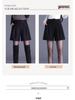 Elegant High-Waisted A-Line Bootcut Shorts with Bows for Women - Autumn/Winter 2025 Collection