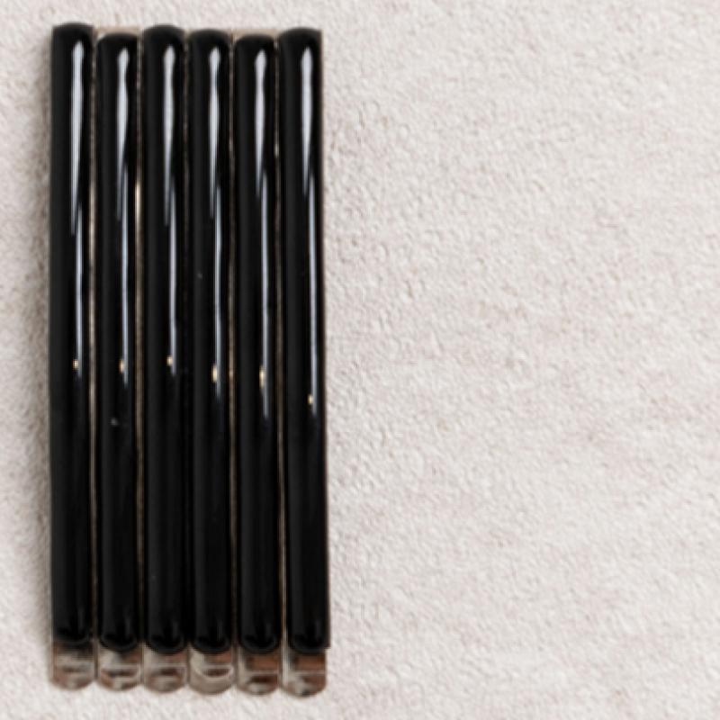 Daiso Indah Haarklammer Epoxy Runde Form 6er-Pack