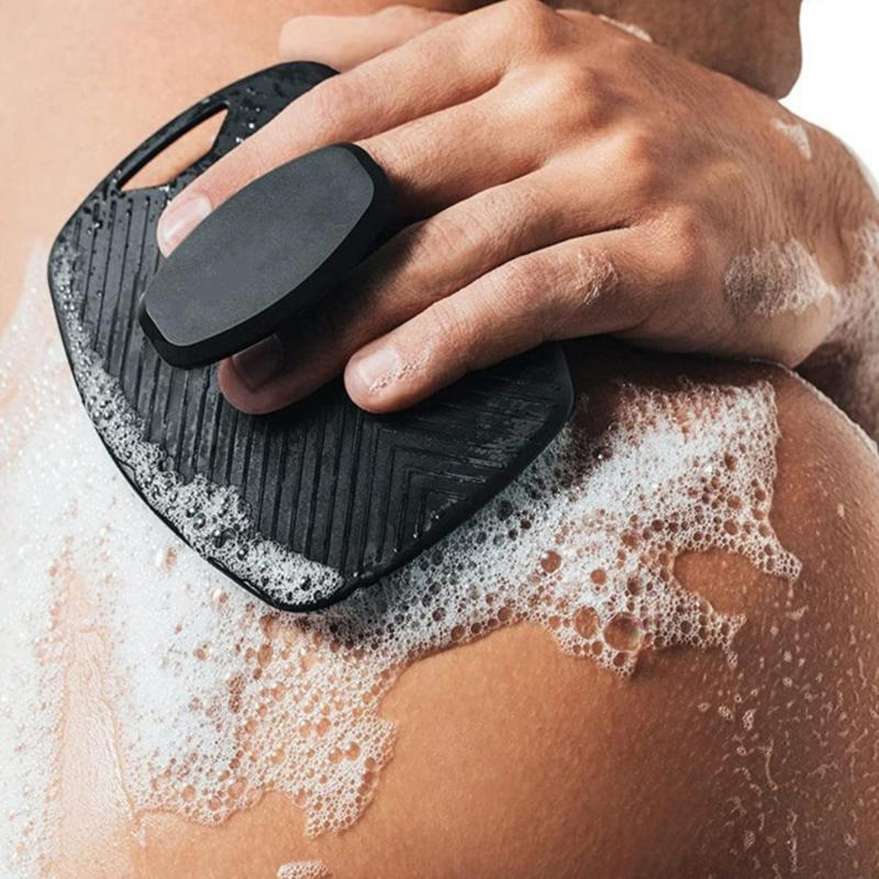 Silicone Shampoo Brush Shower Scalp Massager Self-Cleaning Essential Shampoo Tool Bathroom Brush