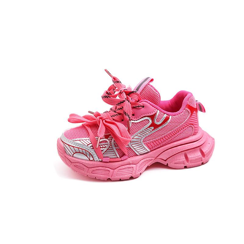 2024 Kids Sneakers for Girls Spring Autumn Fashion Sports Shoes for Toddlers  Mesh Breathable Children Boys Tennis Casual Shoes