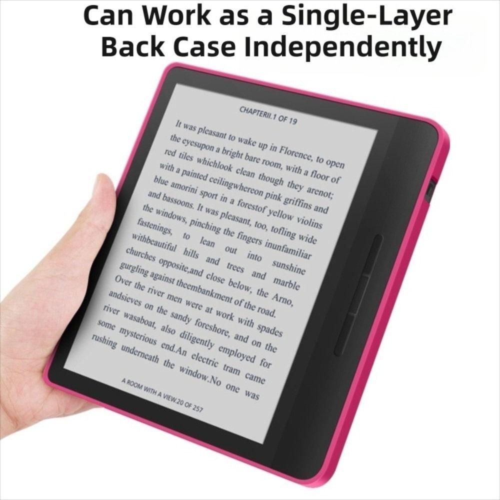 Auto Wake/Sleep Hülle Magnetisches Split-Design e-Reader Cover Abnehmbare Stoßfeste Schutzhülle für KOBO Libra Color/2 7 Zoll