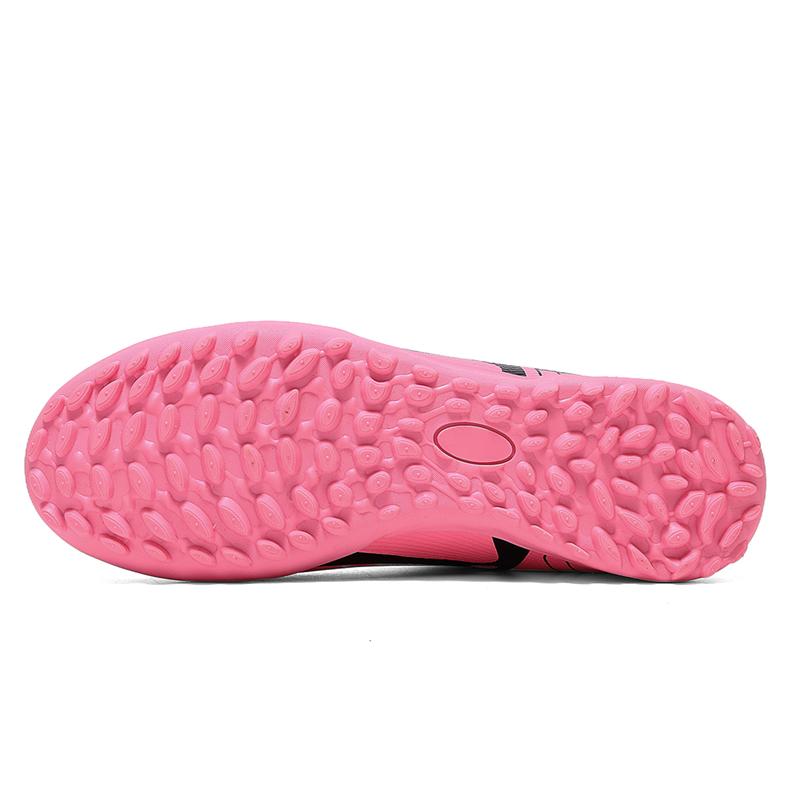 Calzini Bambino/Uomo Bocca Scarpe da Calcio Gomma Suola Morbida Chiodo Corto Erba Artificiale Pelle Gioventù Scarpe da Calcio Bambino